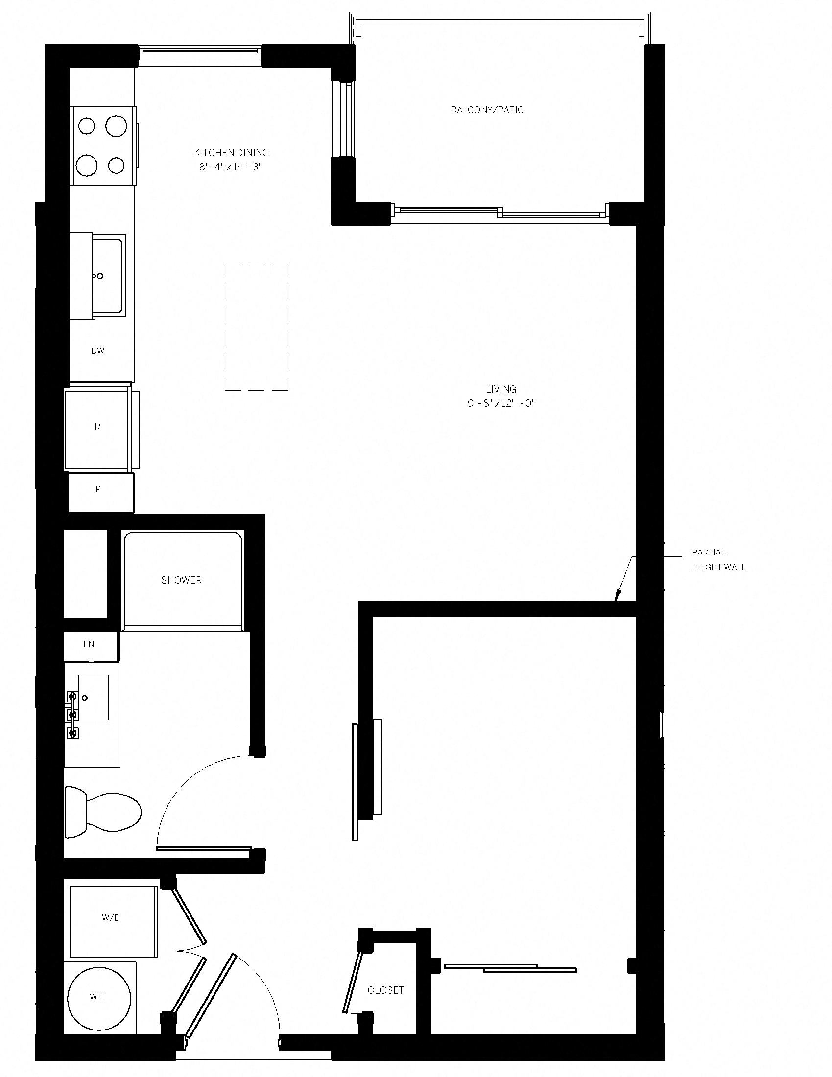 E3-610 SF Floor Plan at AVE Phoenix Terra, Arizona